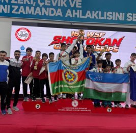 
Братья Джафаровы успешно выступили на чемпионате мира по шотокан карате