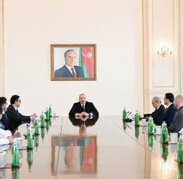 Президент Ильхам Алиев принял борцов, завоевавших первое место в командном зачете на чемпионате Европы