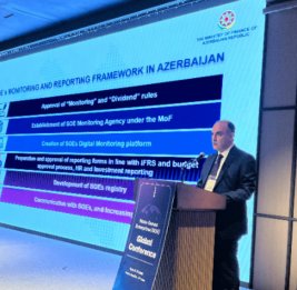 
Азербайджан представил опыт мониторинга госкомпаний на конференции в Сеуле