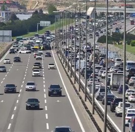 ДТП на Аэропортовском шоссе стало причиной затора на трассе