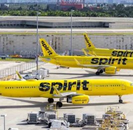 Крупная американская авиакомпания Spirit Airlines заявила о своём закрытии
