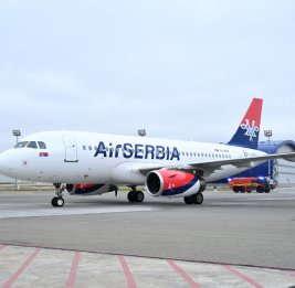 
Рейс авиакомпании Air Serbia Белград&ndash;Баку встретили в Международном аэропорту Гейдар Алиев