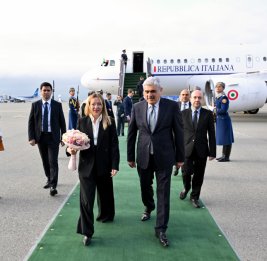 Премьер-министр Италии Джорджа Мелони прибыла с официальным визитом в Азербайджан