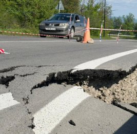 На Агсуинском перевале произошел оползень