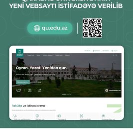 
Новый официальный сайт Карабахского университета