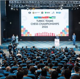 
В Астане стартовал первый командный чемпионат тюркских стран по шахматам