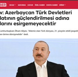 СМИ Турции: Президент Азербайджана заявил о значимости укрепления позиций Организации тюркских государств