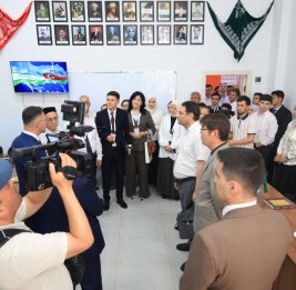 В Ташкентском университете Oriental открылась аудитория имени Хагани Ширвани