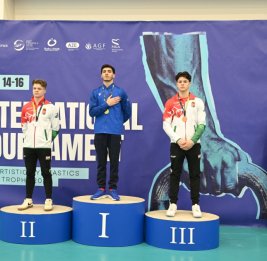Азербайджанские гимнасты завоевали очередные медали на турнире AGF Trophy