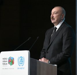 
Президент Ильхам Алиев: Урбанизация &ndash; это вопрос, над которым мы работаем ежедневно