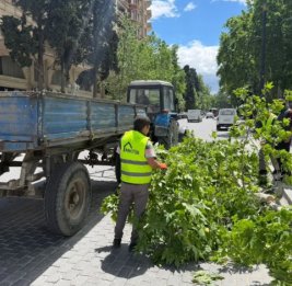Гянджа устояла перед натиском стихии
