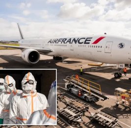 Самолет Air France с пассажиром из ДРК не пустили в США на фоне вспышки Эболы