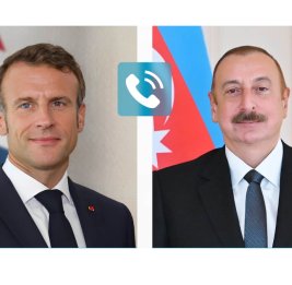 
Состоялся телефонный разговор между Президентом Ильхамом Алиевым и Президентом Франции