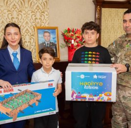 
Фонд YAŞAT реализует проект &laquo;Караван подарков&raquo;