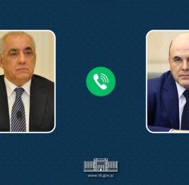 Премьер-министр Али Асадов и председатель Правительства Российской Федерации провели телефонный разговор
