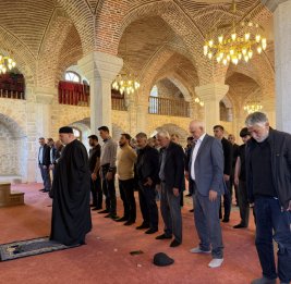 
В Шуше совершен праздничный намаз
