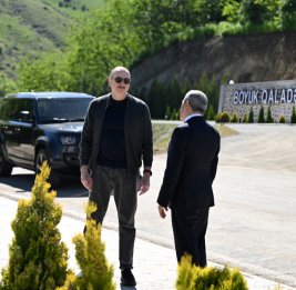 Президент Ильхам Алиев ознакомился с работами, проводимыми в селе Бёюк Галадереси Шушинского района, встретился с жителямиБУДЕТ ОБНОВЛЕНО