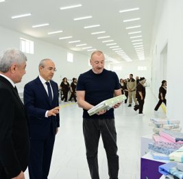 В городе Ходжалы сдано в эксплуатацию ООО &laquo;Карабахский текстильный дом&raquo;