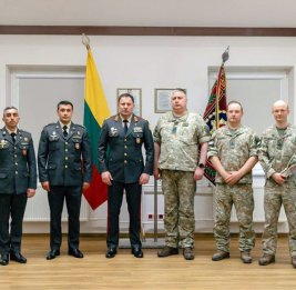 
Делегация Управления военной полиции Министерства обороны посетила Литву