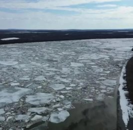 
В Якутии 10 судов бесконтрольно дрейфуют по Индигирке из-за обрыва тросов ледоходом