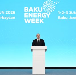 Президент Ильхам Алиев принимает участие в церемонии официального открытия 31-го Бакинского энергетического форума