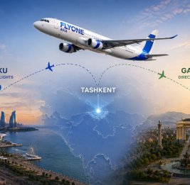 
FLYONE Asia начала выполнение регулярных рейсов в аэропорты Баку и Гянджи