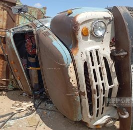 
В Джалилабаде столкнулись грузовой и легковой автомобили, есть пострадавшие