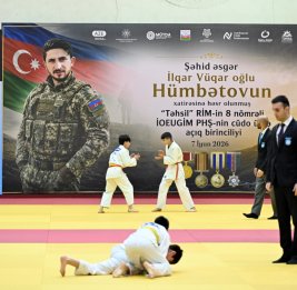 Стартовал турнир по дзюдо, посвященный памяти шехида Ильгара Гумбатова