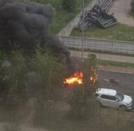 В Подмосковье подорвали автомобиль: водитель погиб