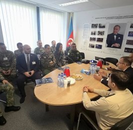 
Миссия Азербайджана при НАТО принимает гостей