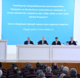 В Гёйгёле состоялось региональное совещание, посвященное обсуждению новой Государственной программы в аграрной сфере