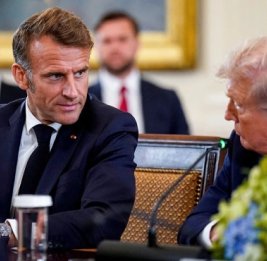 
Трамп грозит Макрону 100% пошлинами