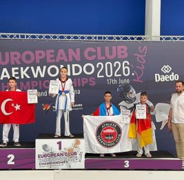 
Азербайджанские таэквондисты стали победителями клубного чемпионата Европы