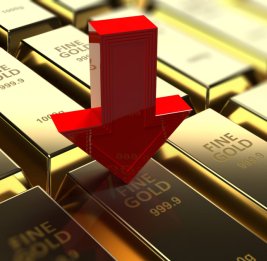 
На мировом рынке золото подешевело на 87 долларов