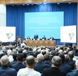 В Шамкире состоялось региональное совещание по вопросам аграрного сектора Газах-Товузского экономического района