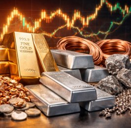 
На биржах продолжается снижение цен на золото и серебро