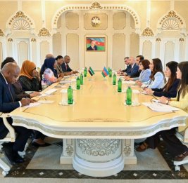 Сахиба Гафарова встретилась с председателем Ассамблеи Республики Мозамбик