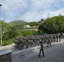 
В День Вооруженных сил в Лачине состоялось шествие военнослужащих