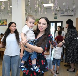 
Лейла Алиева встретилась в Шеки с воспитанниками учреждения социальных услуг &laquo;Детский дом&raquo;