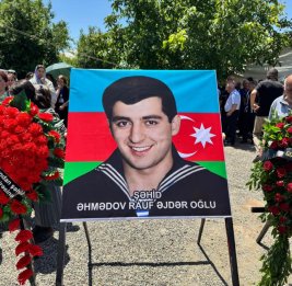
Шехид Первой Карабахской войны Рауф Ахмедов похоронен в Геранбое