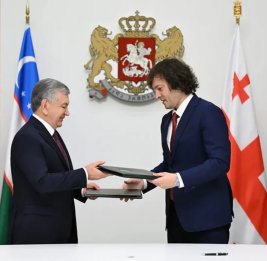 
Узбекистан и Грузия подписали декларацию о стратегическом партнерстве
