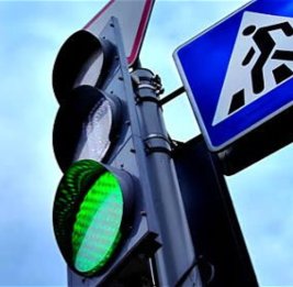 На одной из главных дорог поселка Говсан впервые установлены светофоры