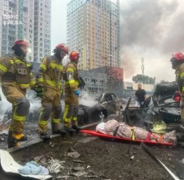 Второй за неделю массированный удар по Киеву