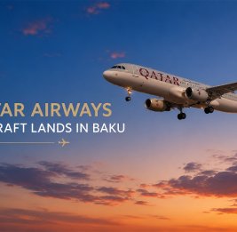 Самолет Qatar Airways совершил посадку в Баку в качестве запасного аэродрома