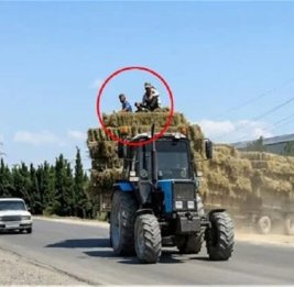 На водителя трактора с восемью прицепами составили протокол