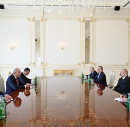 
Президент Ильхам Алиев принял заместителя премьер-министра Иордании