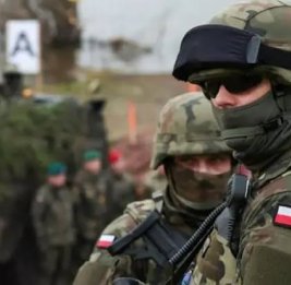 Военные учения в Польше на границе с Россией и Беларусью