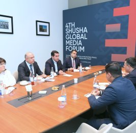 Состоялся обмен мнениями по поводу вещания азербайджанских телеканалов в Казахстане и казахстанских телеканалов в нашей стране