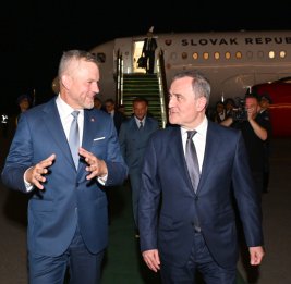 Президент Словакии Петер Пеллегрини прибыл в Азербайджан с официальным визитом