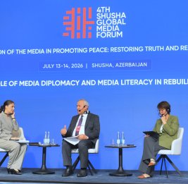 На Шушинском форуме обсудили роль медийной дипломатии и медиаграмотности в восстановлении доверия